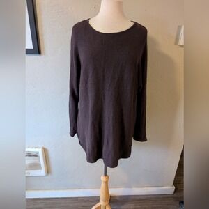 Michael Kors Oversized Sweater Size Zipper Slits‎ Women's Sz L